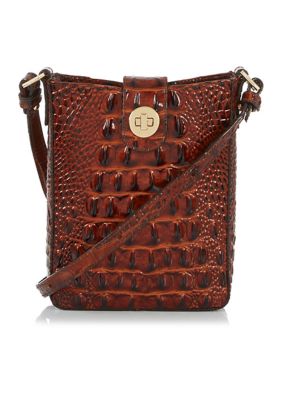 Brahmin Margo Melbourne Croc-Embossed Crossbody