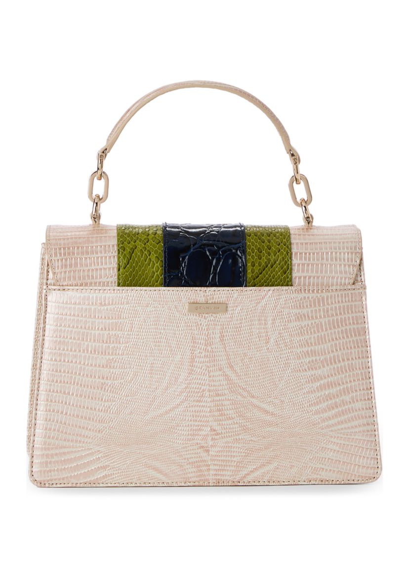 Small Hallie Leather Satchel 