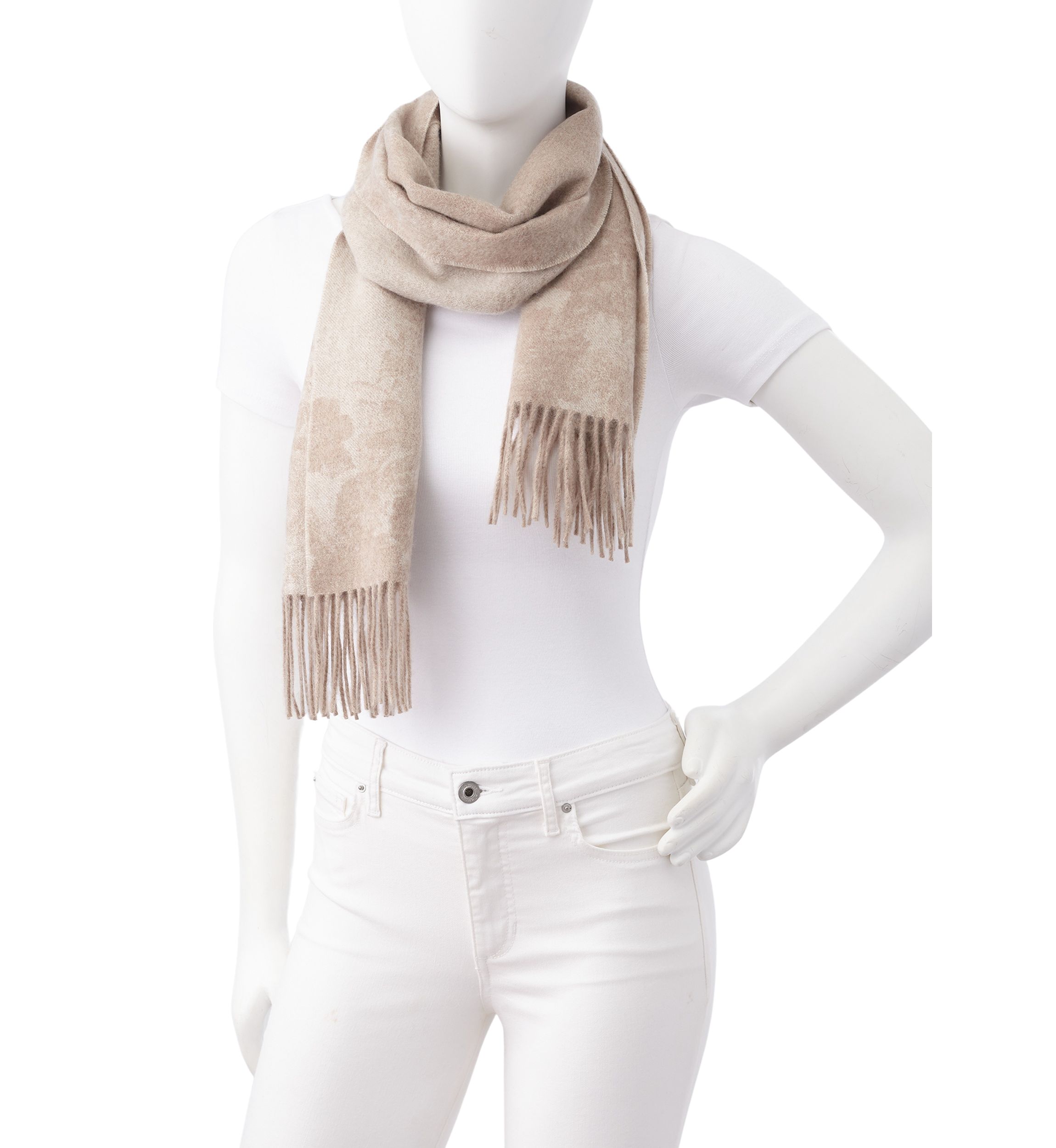 Cashmere Floral Pattern Scarf