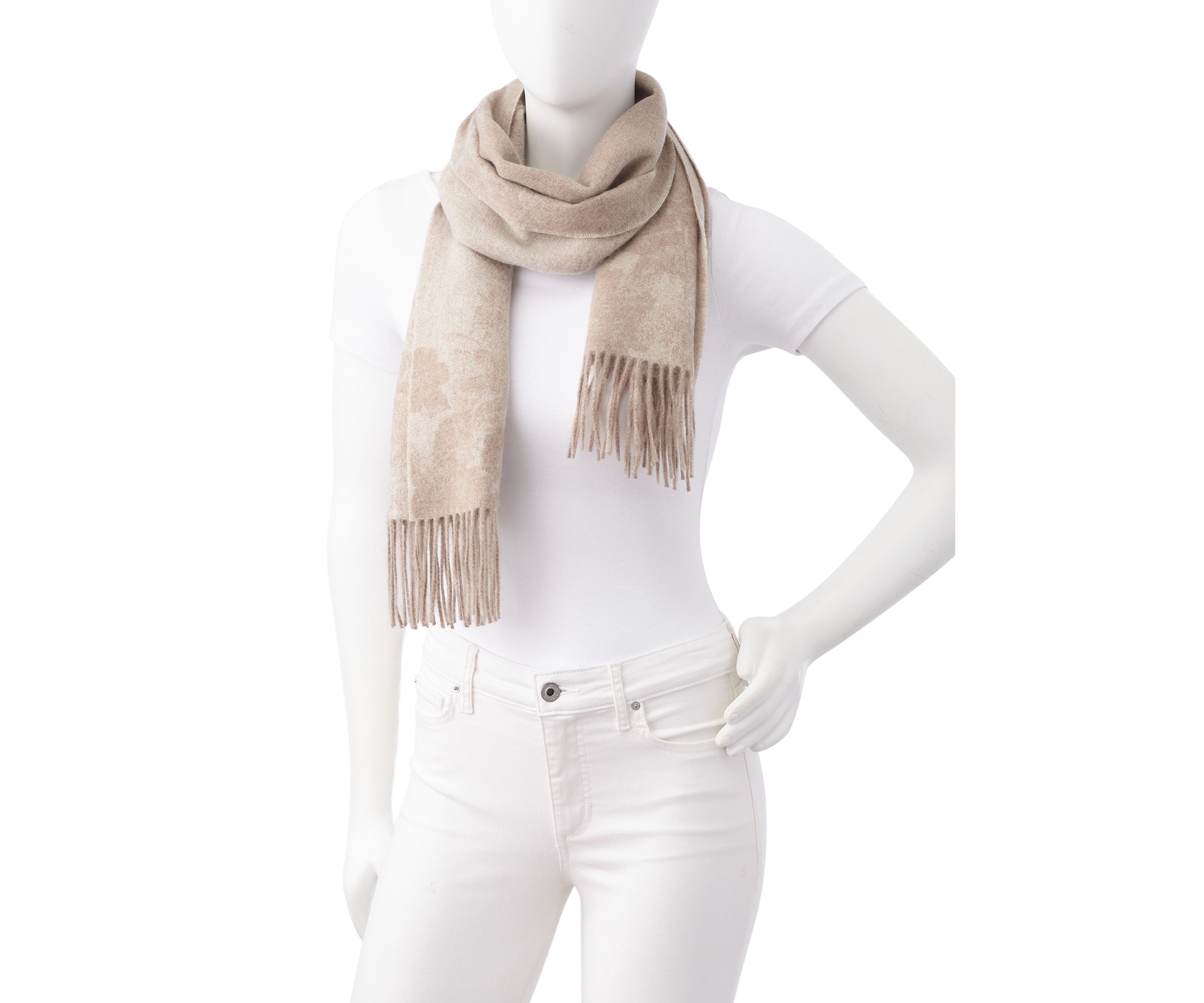 Cashmere Floral Pattern Scarf
