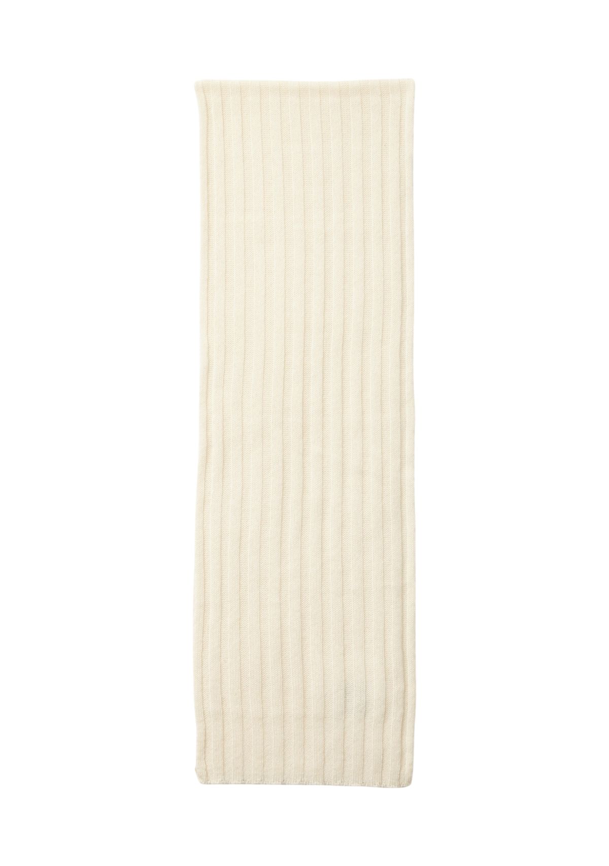 Cashmere Ribbed Scarf