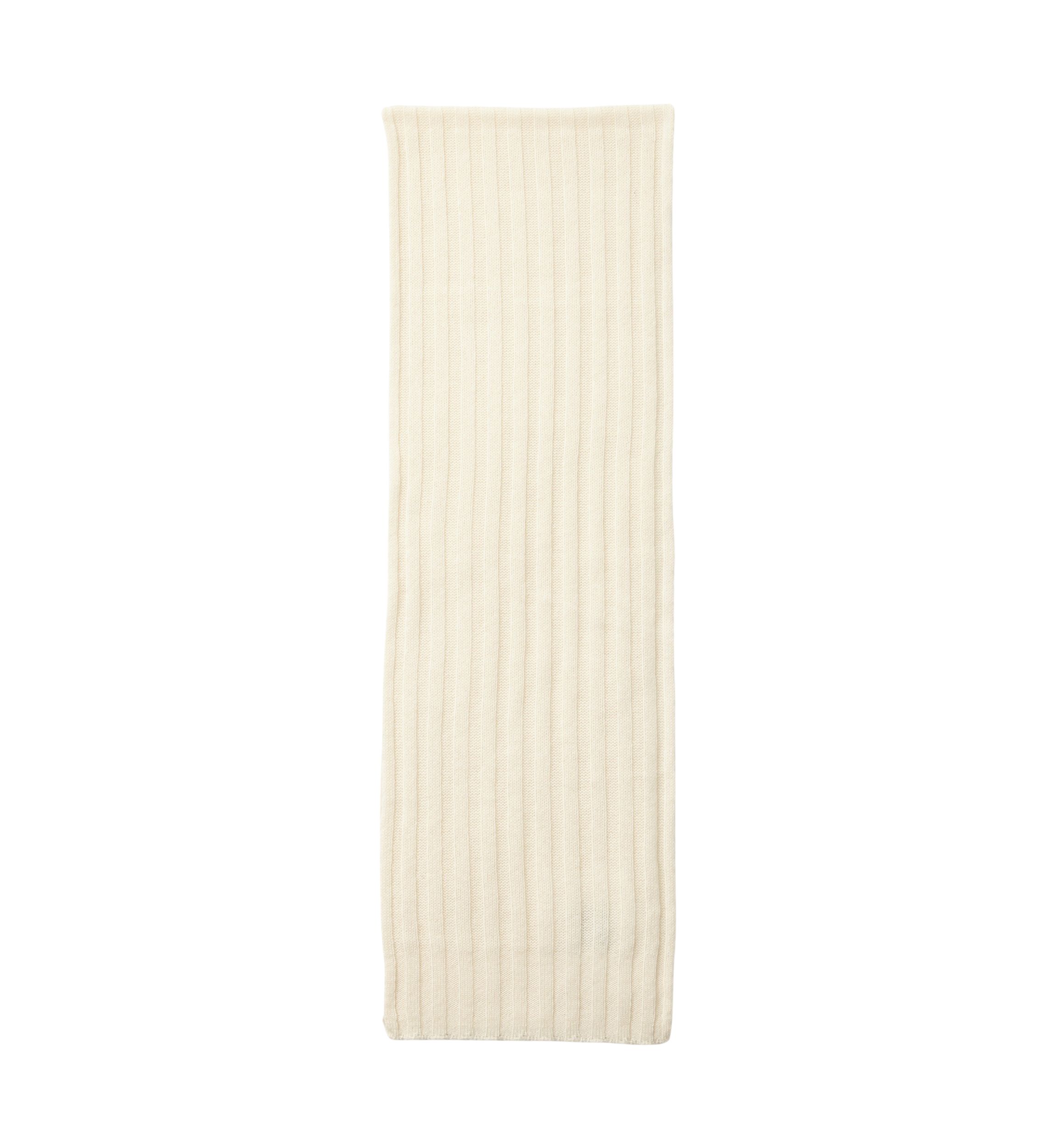 Cashmere Ribbed Scarf