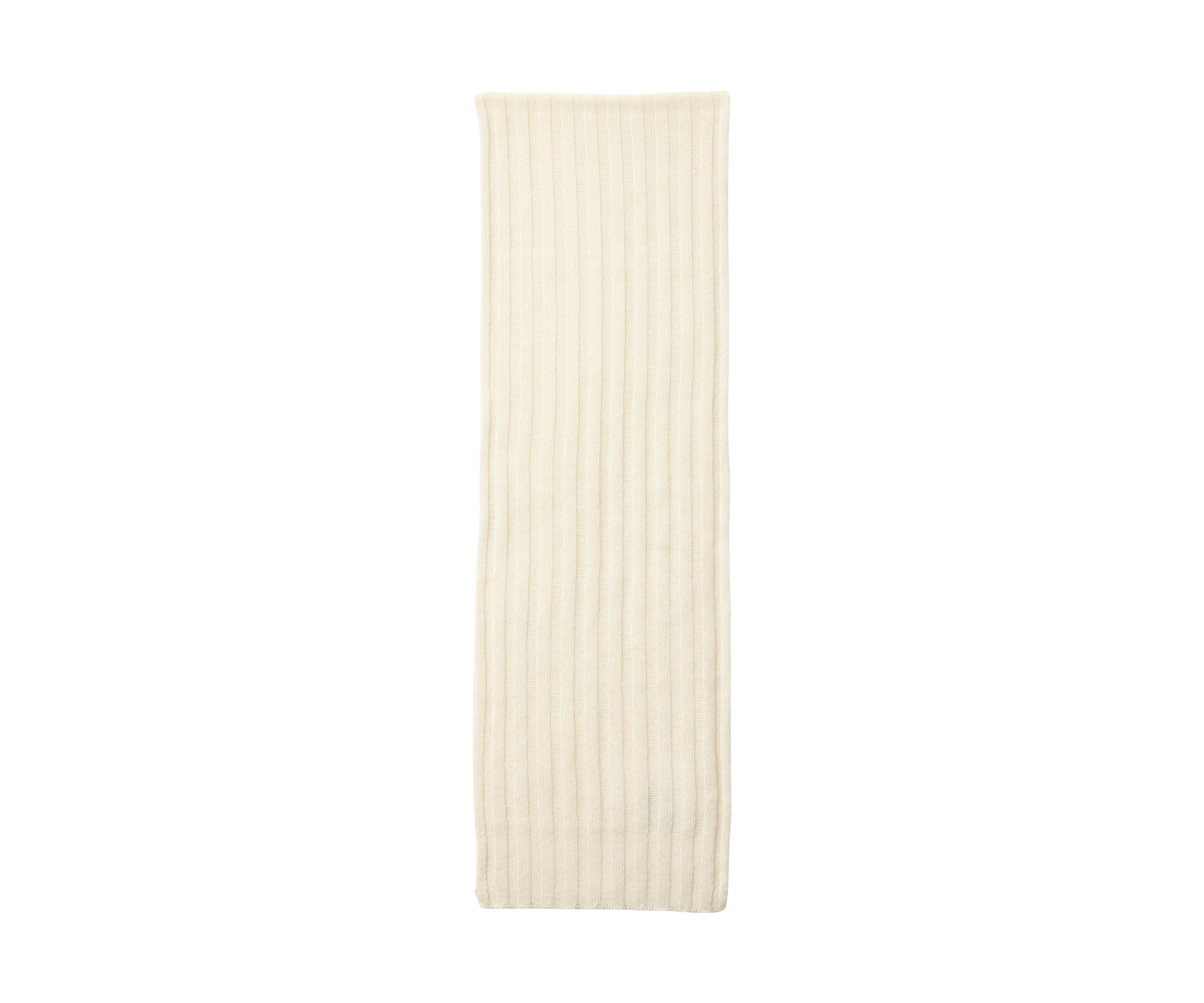 Cashmere Ribbed Scarf