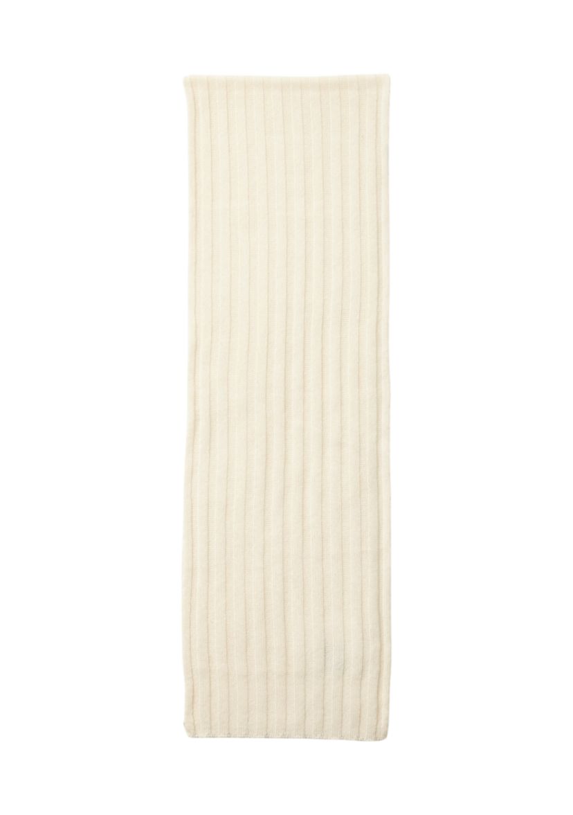 Cashmere Ribbed Scarf