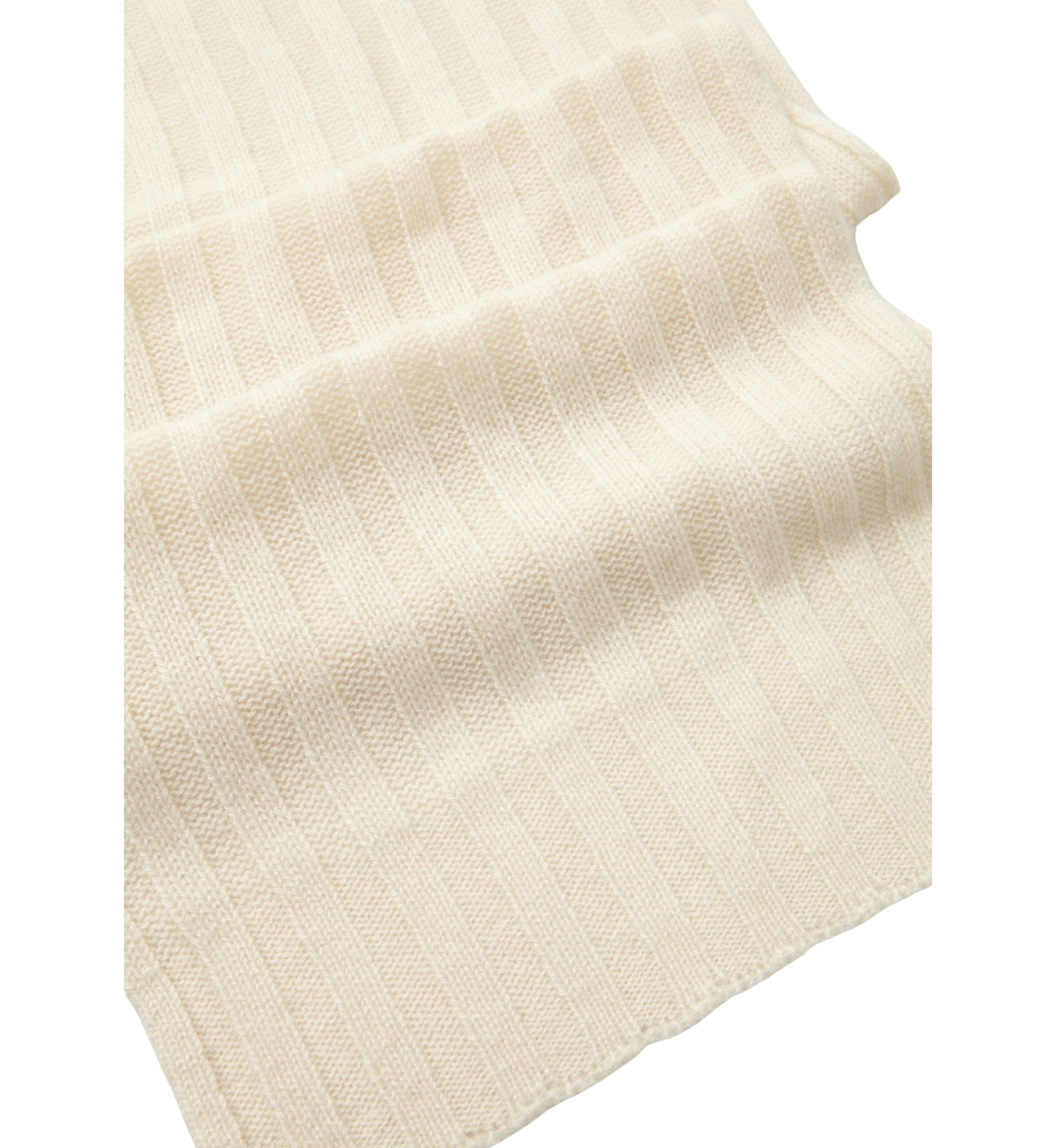 Cashmere Ribbed Scarf