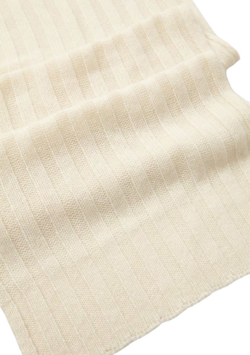 Cashmere Ribbed Scarf