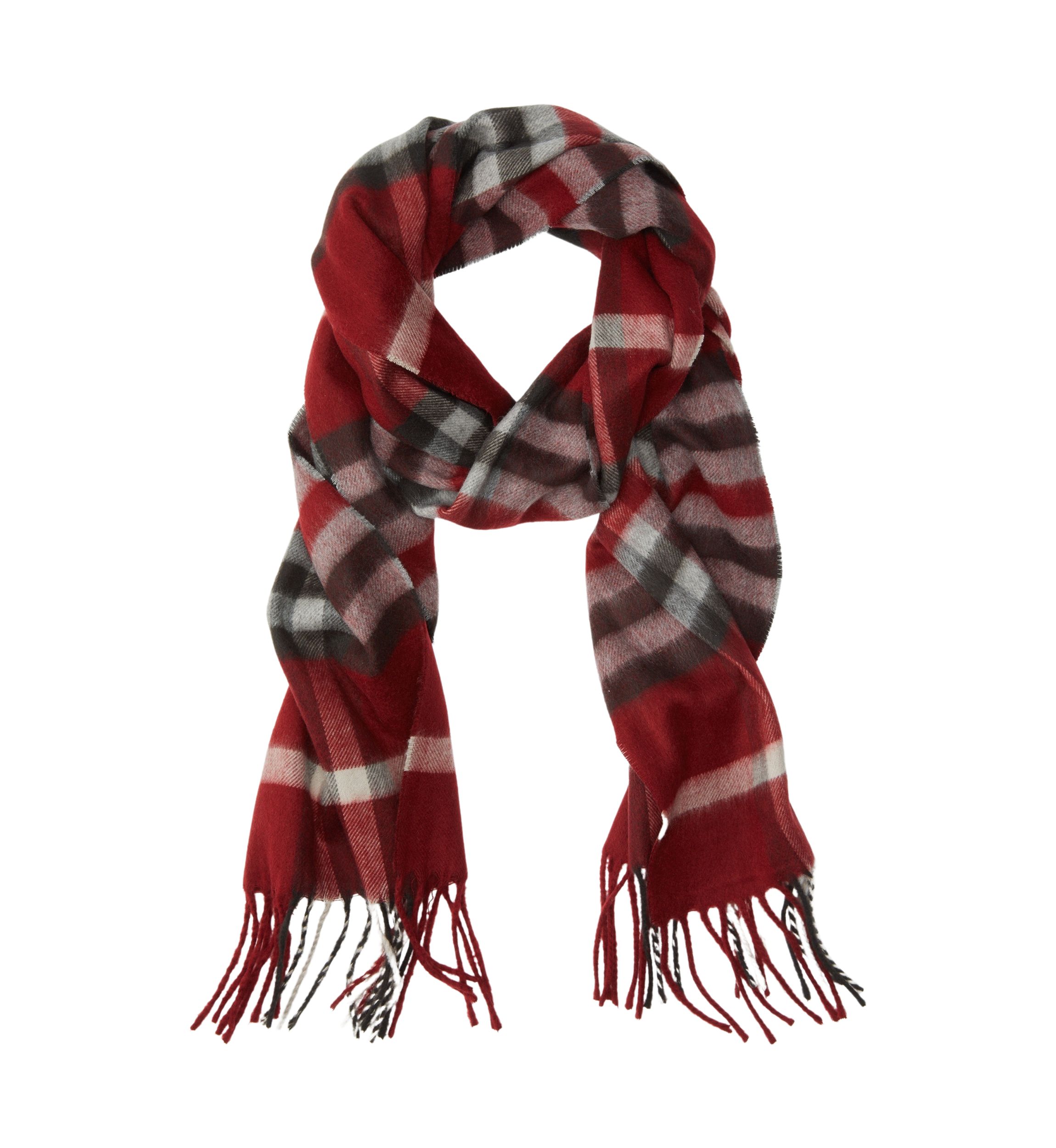 Exploded Plaid Scarf 