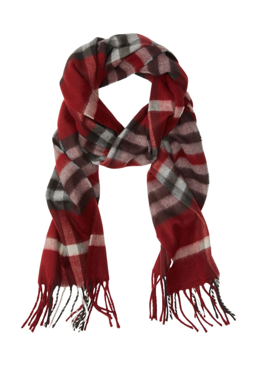 Exploded Plaid Scarf 