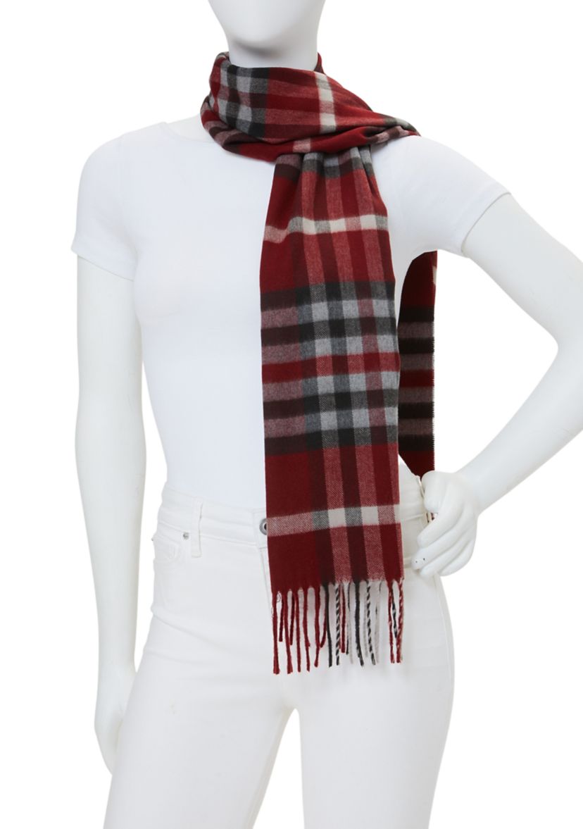 Exploded Plaid Scarf 
