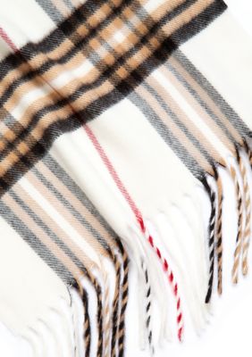 Fraas Plaid Cashmink Scarf