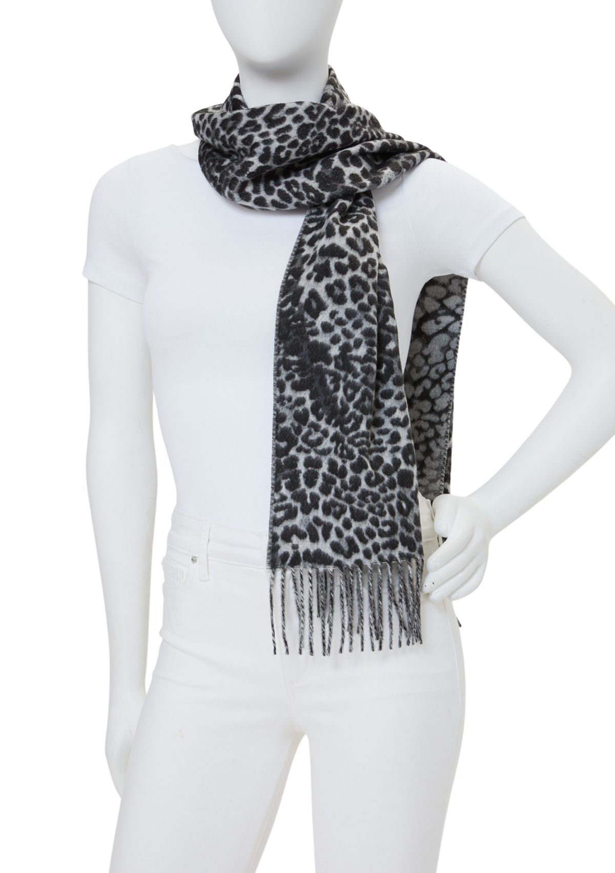 Leopard Cashmink Scarf 