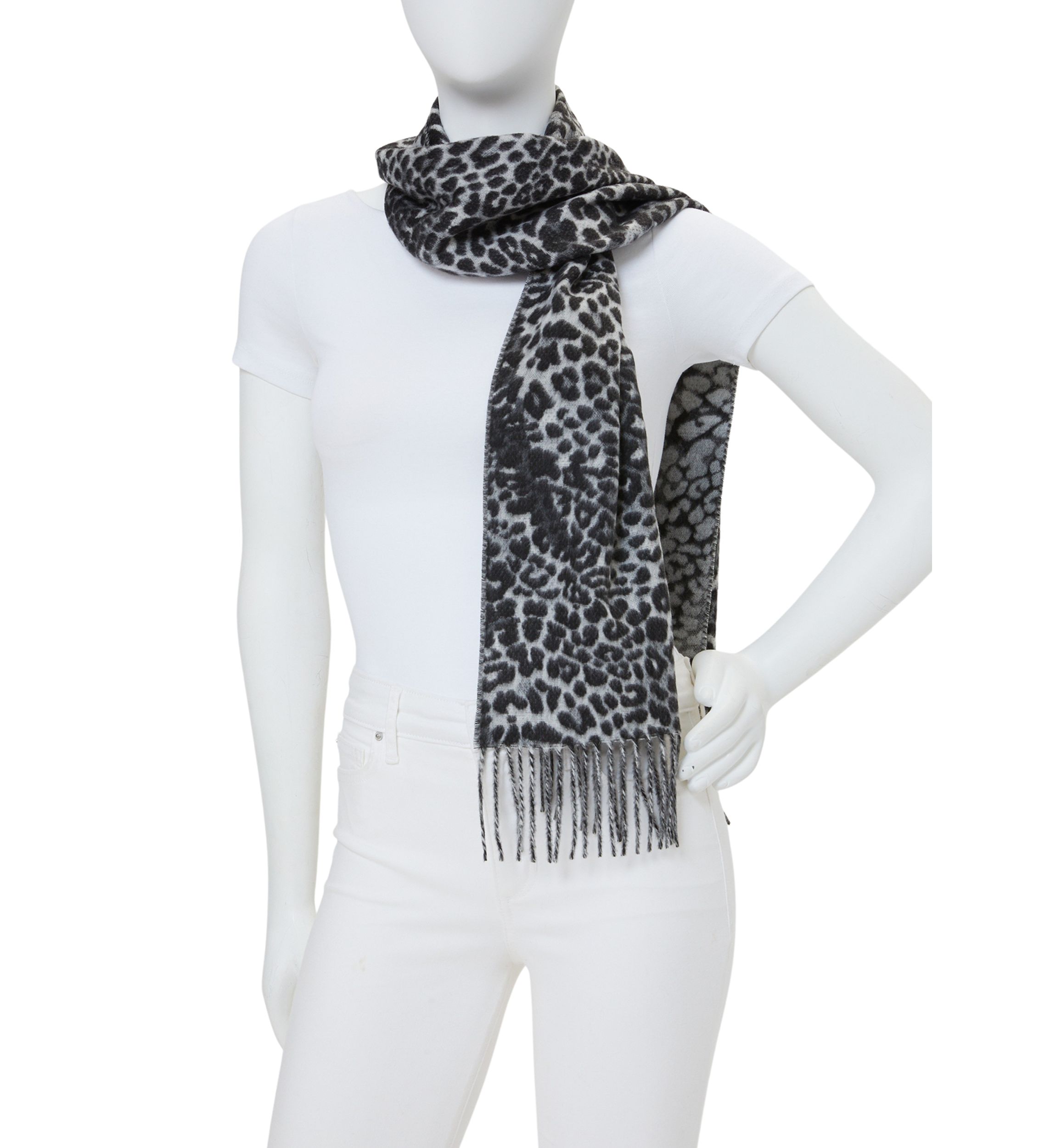 Leopard Cashmink Scarf 