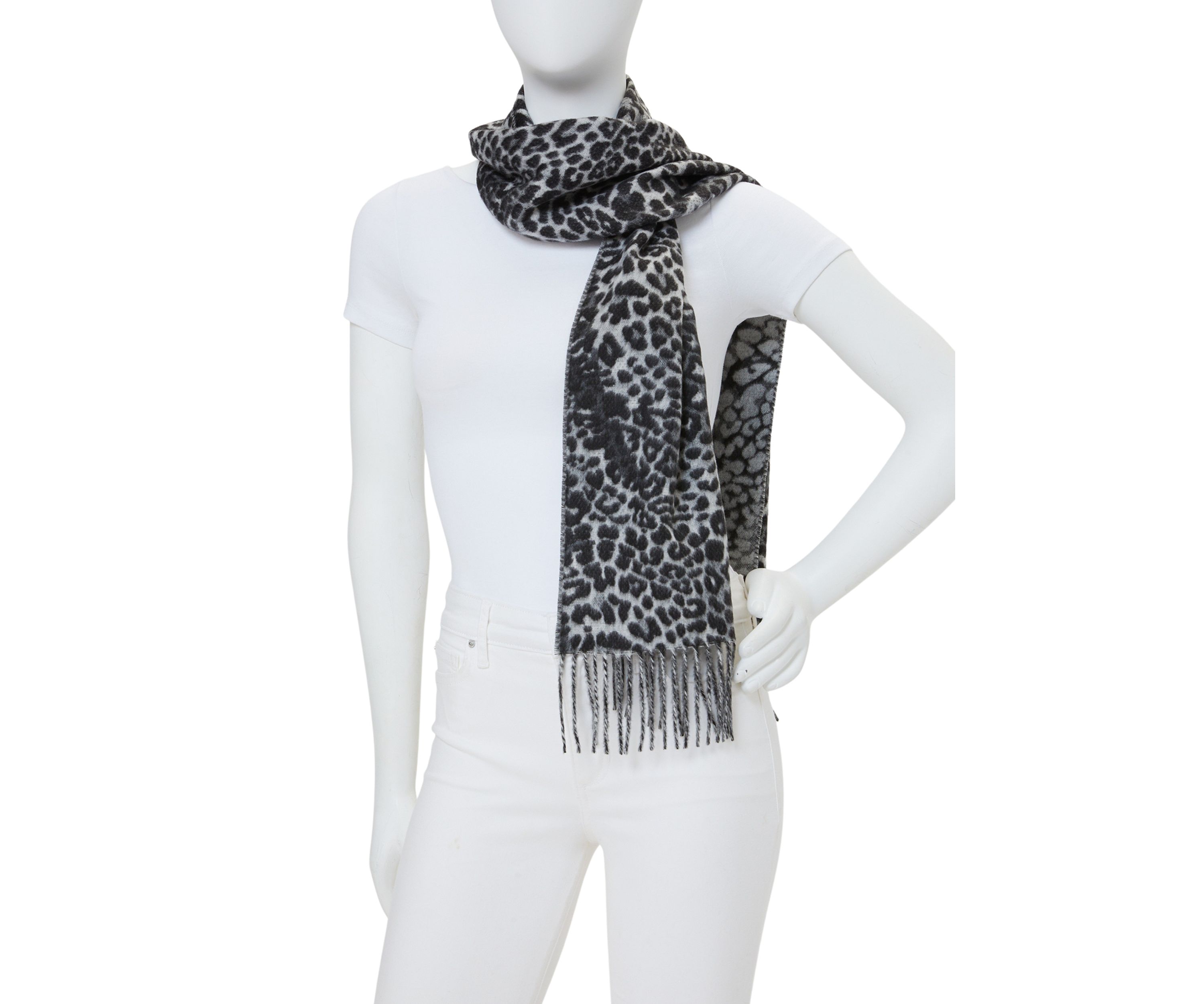 Leopard Cashmink Scarf 
