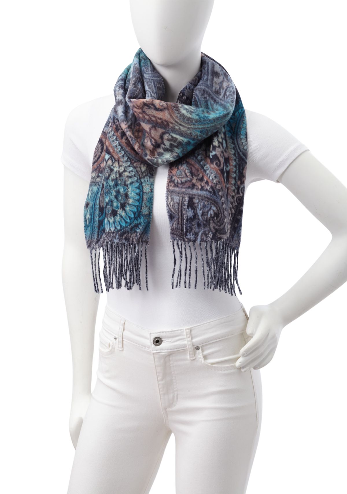 Paisley Print Scarf