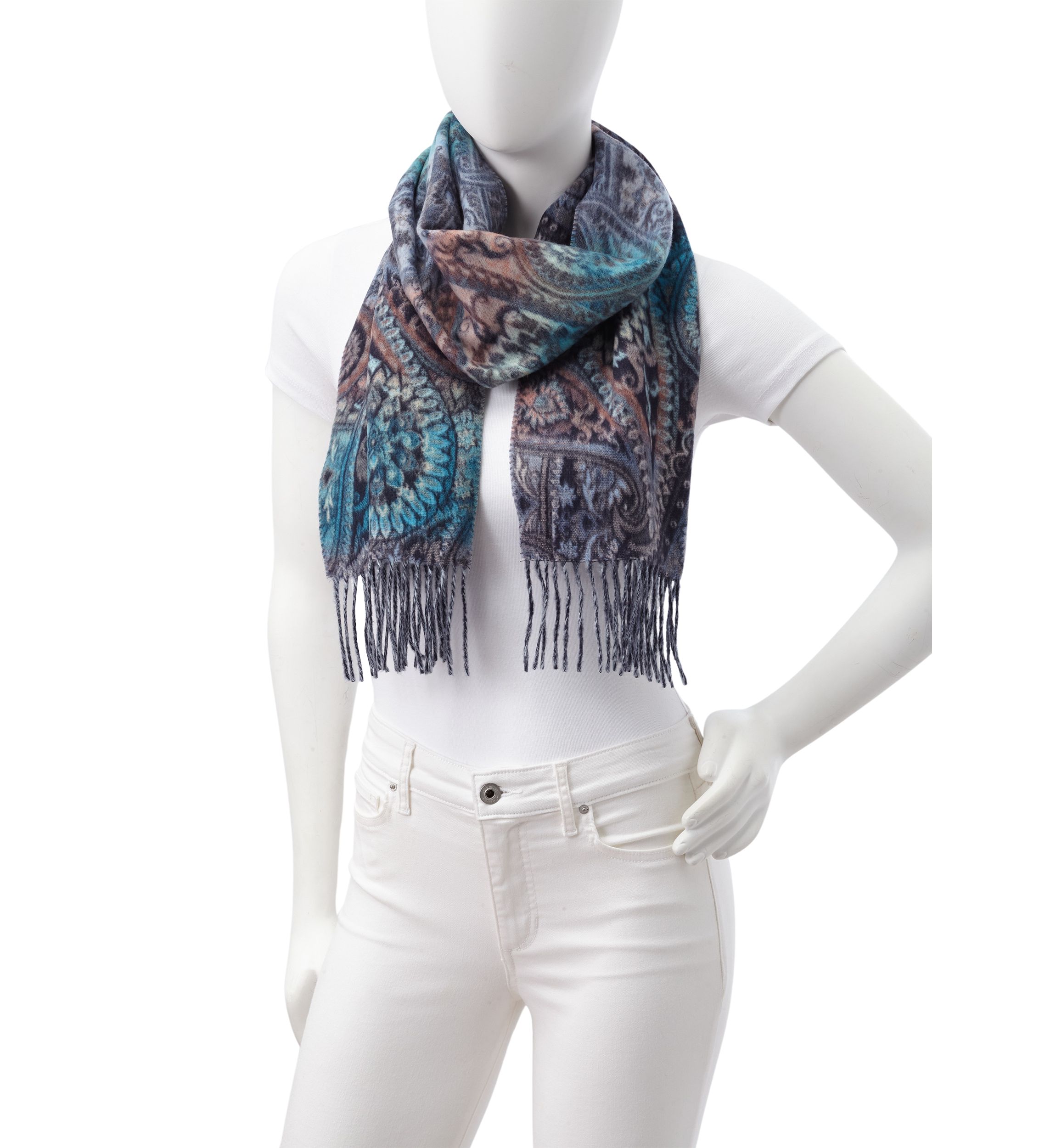 Paisley Print Scarf