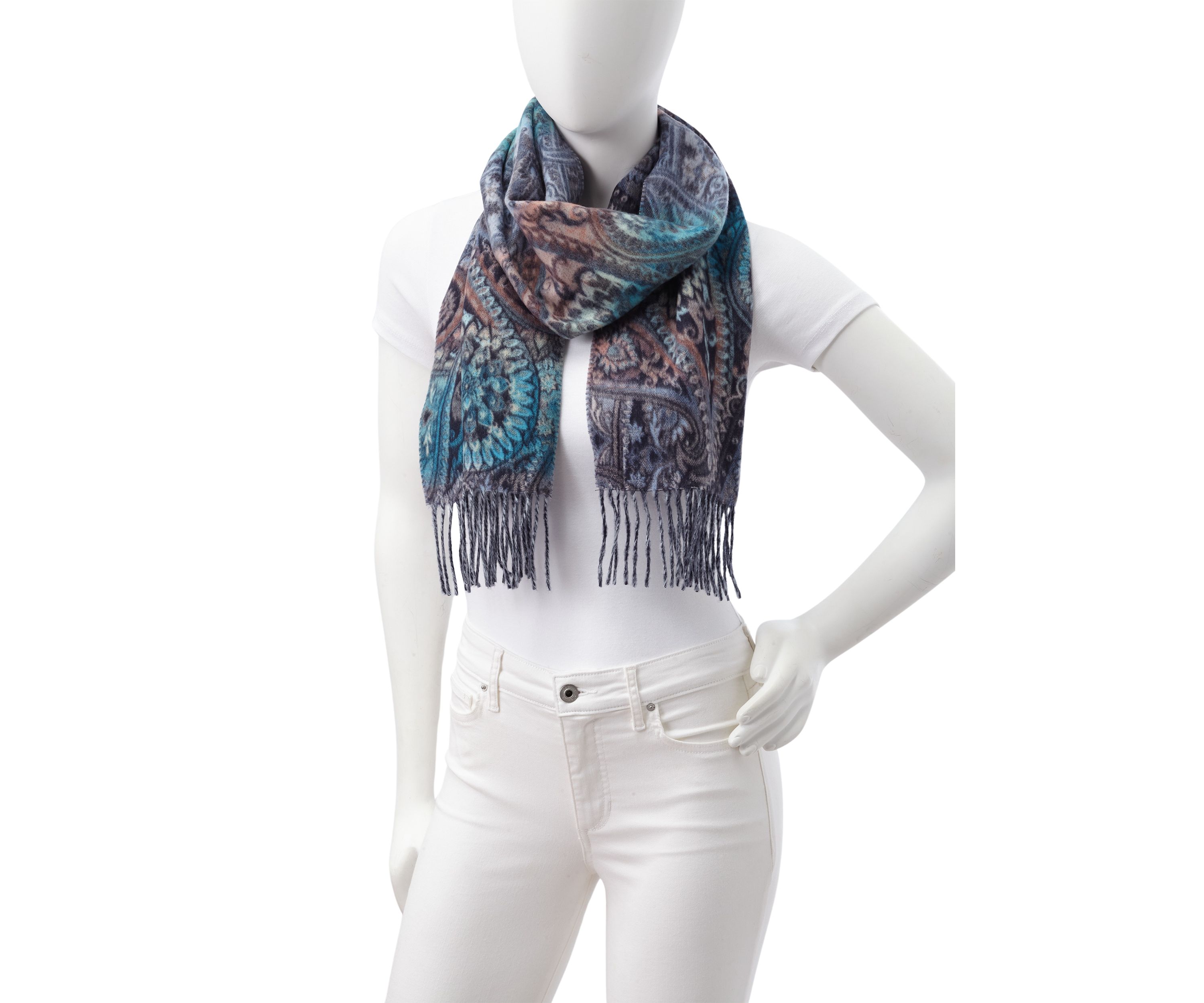 Paisley Print Scarf