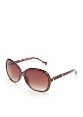 Jessica Simpson Women's Large Quilted Sunglasses