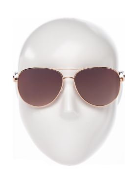 Metal Aviator Sunglasses