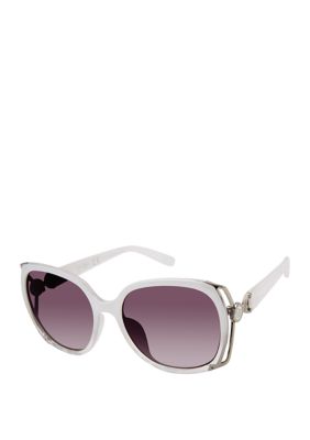 Jessica Simpson Square Vented Sunglasses | Belk display picture 3