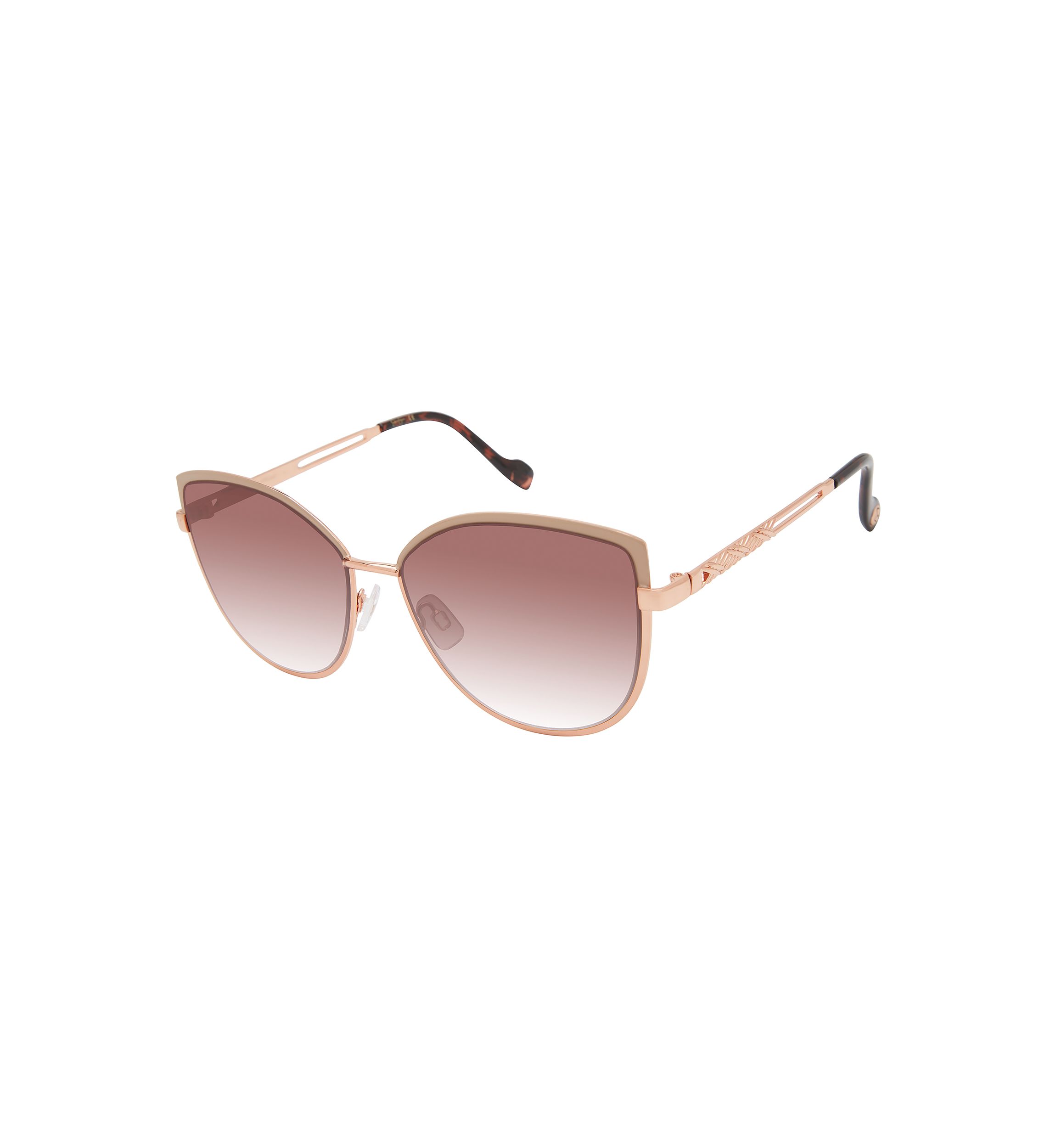 Cat Eye Golden Sunglasses