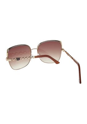 Metal Square Sunglasses