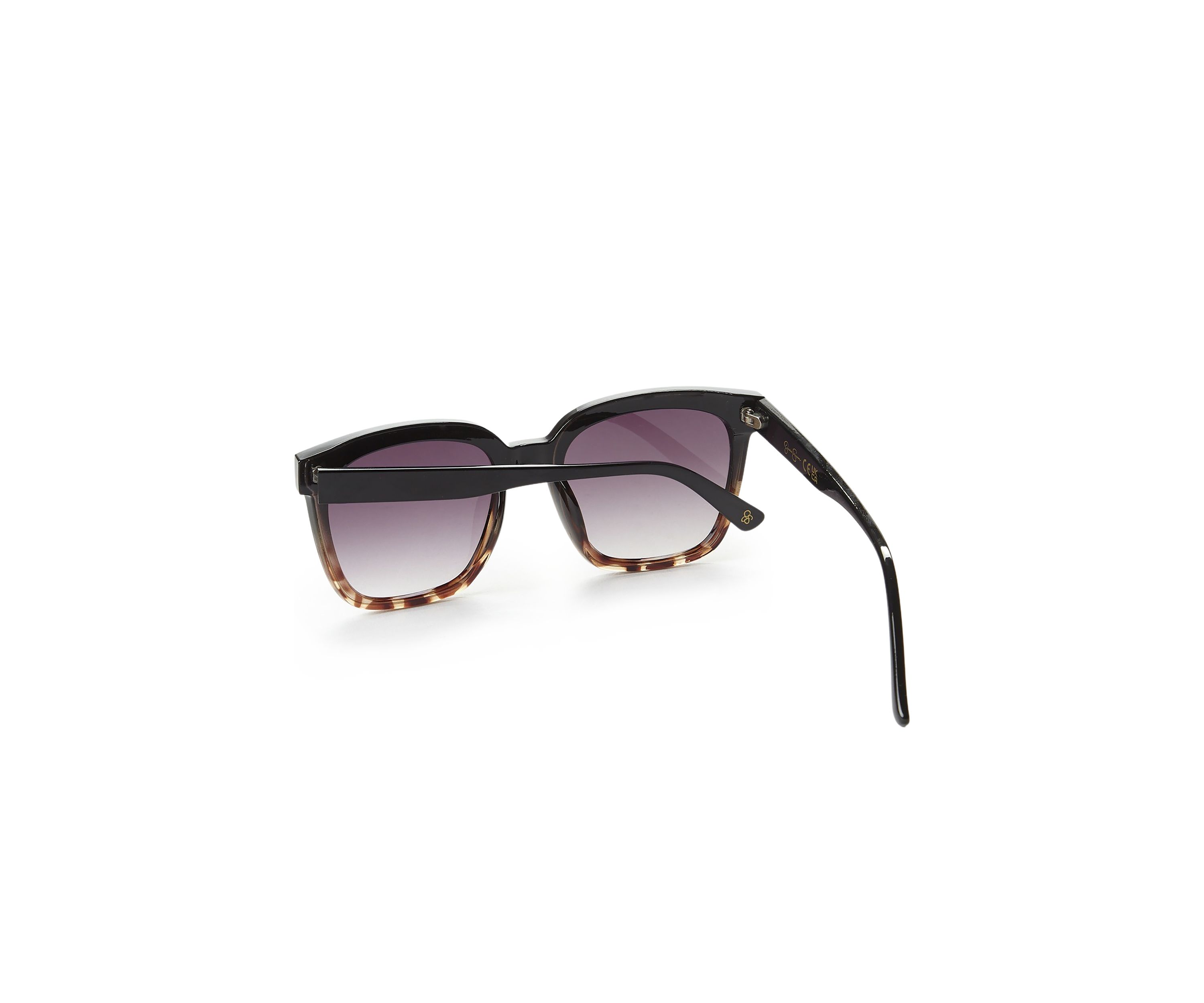 Plastic Flush Lens Rectangular Sunglasses