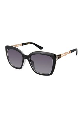 Rectangular Tortoiseshell Sunglasses