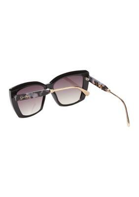 Plastic Metal Cat Eye Sunglasses