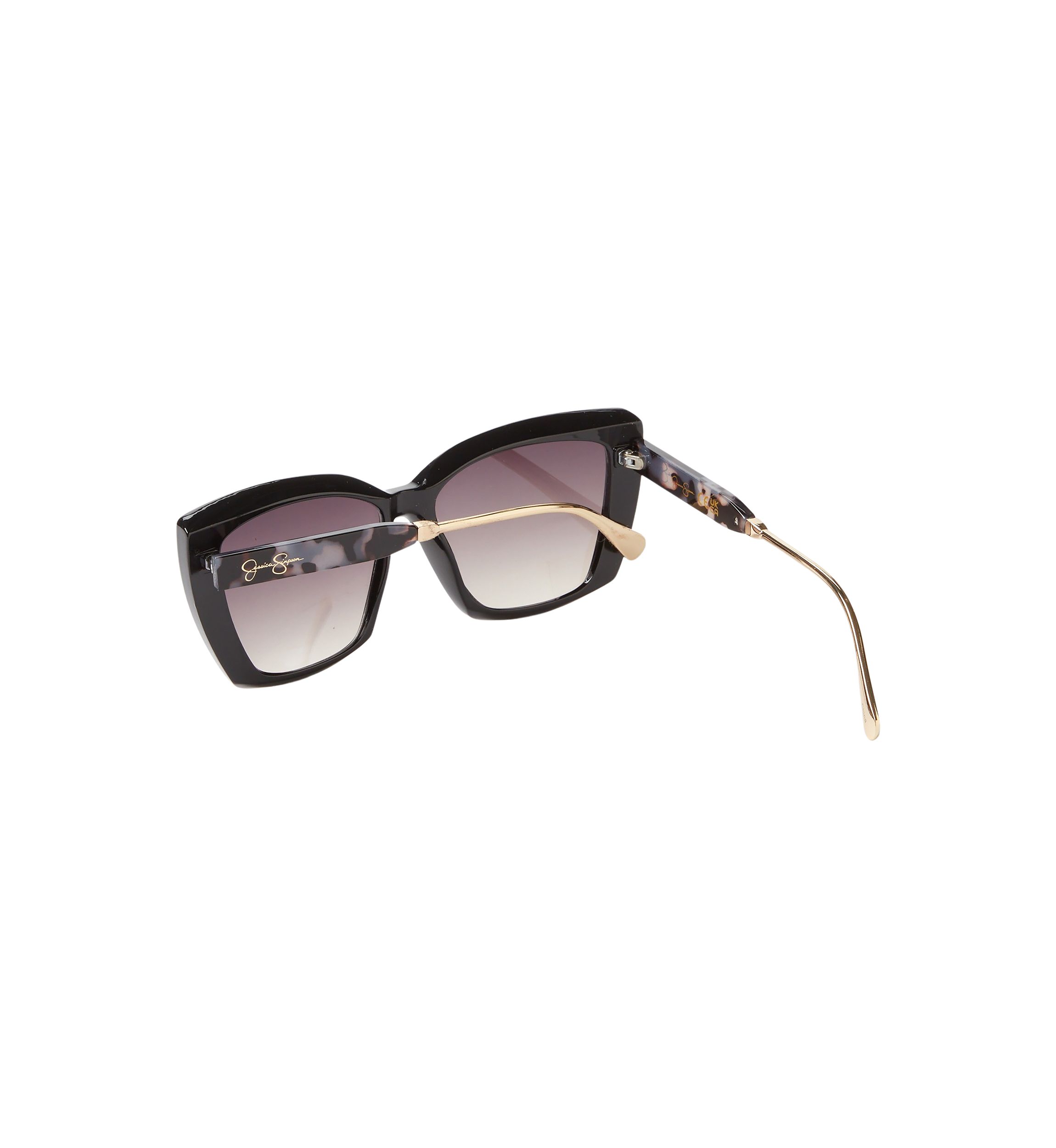 Plastic Metal Cat Eye Sunglasses