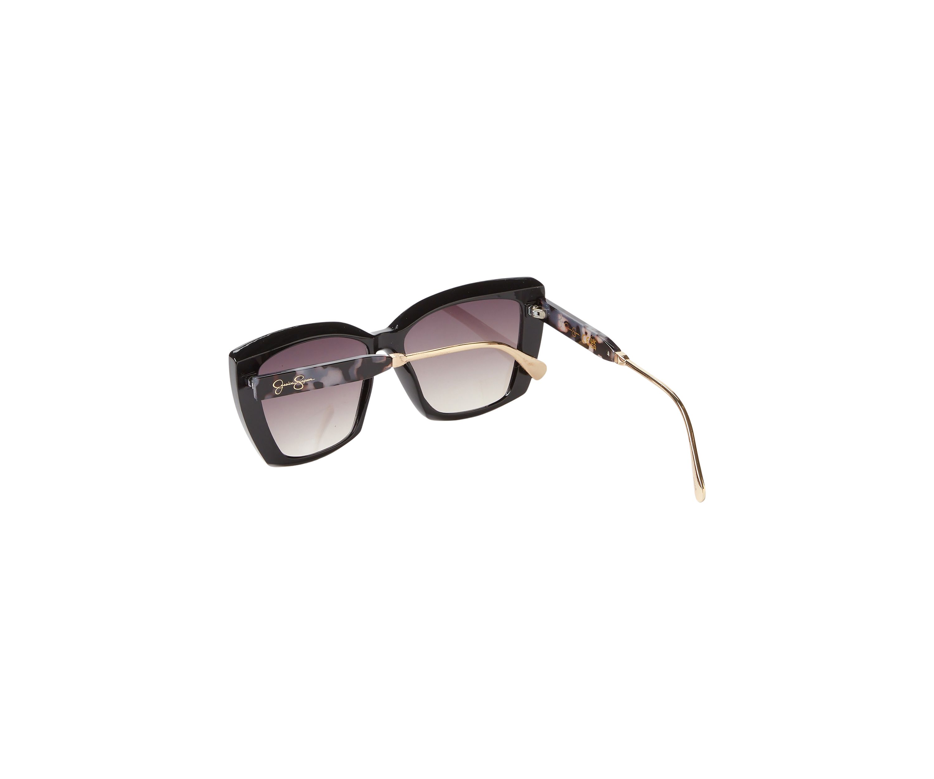 Plastic Metal Cat Eye Sunglasses