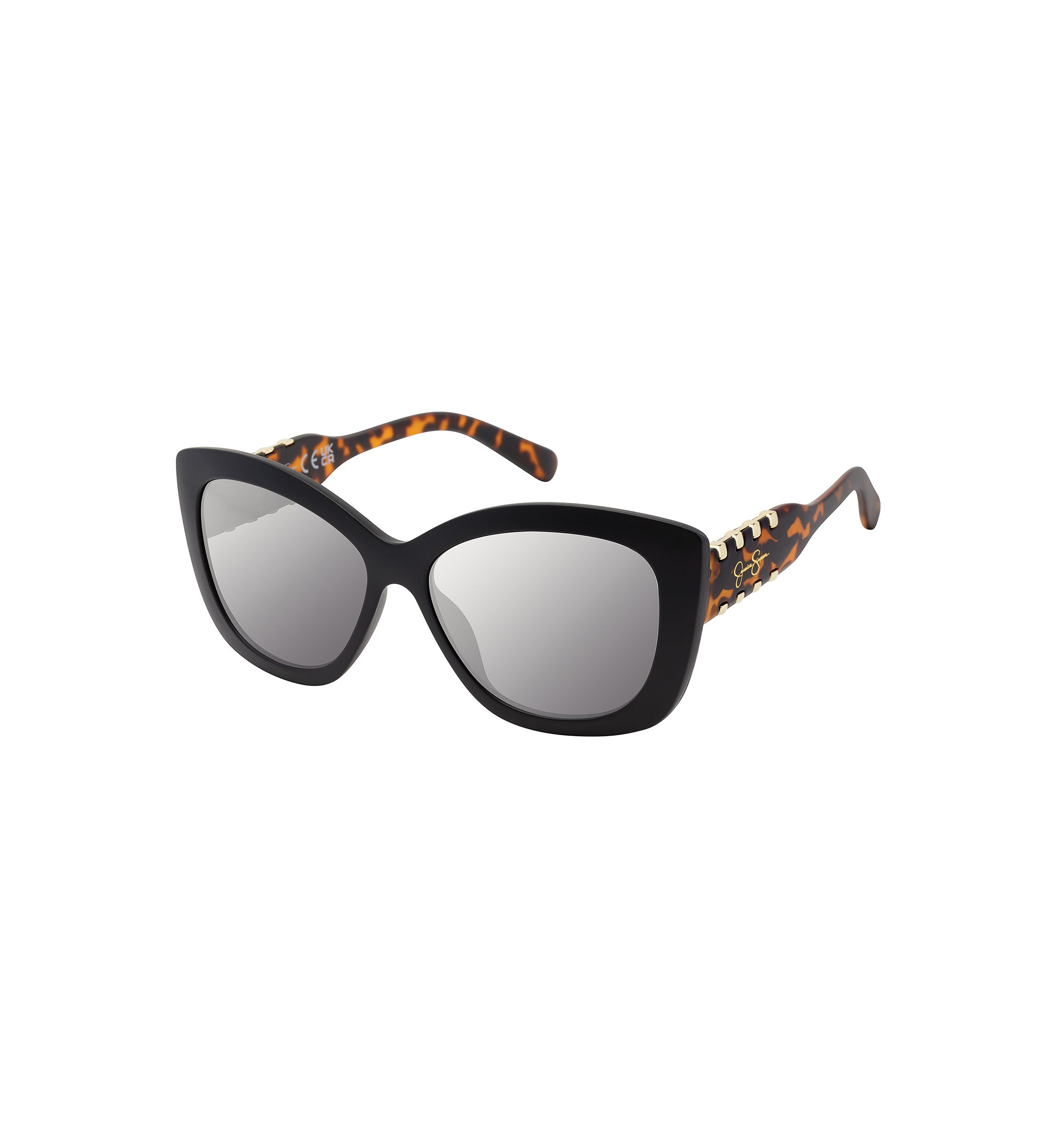 Cat Eye Whipstitch Sunglasses 
