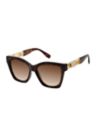 Cat Eye Metal Square Sunglasses 