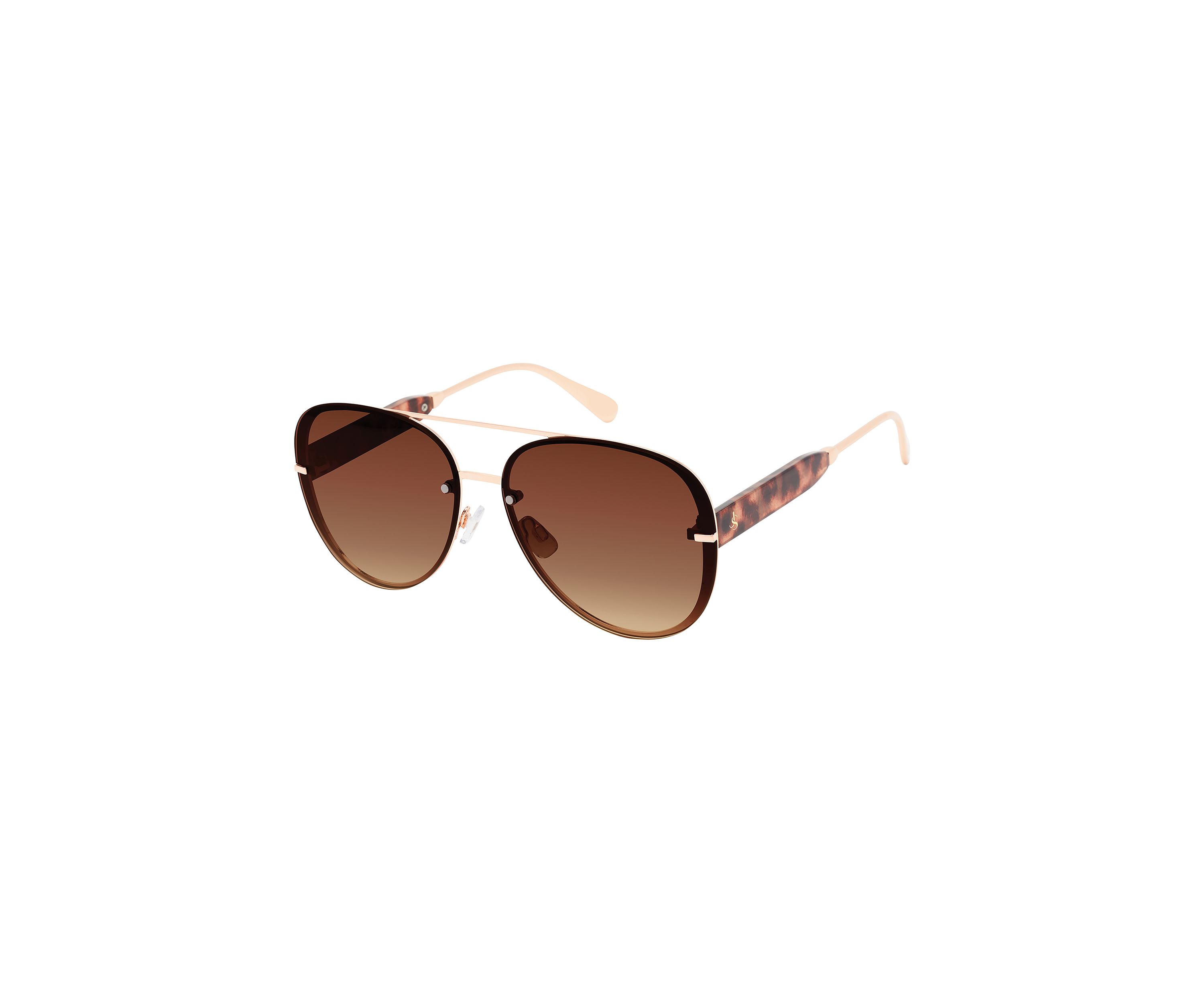 Rimless Aviator Sunglasses
