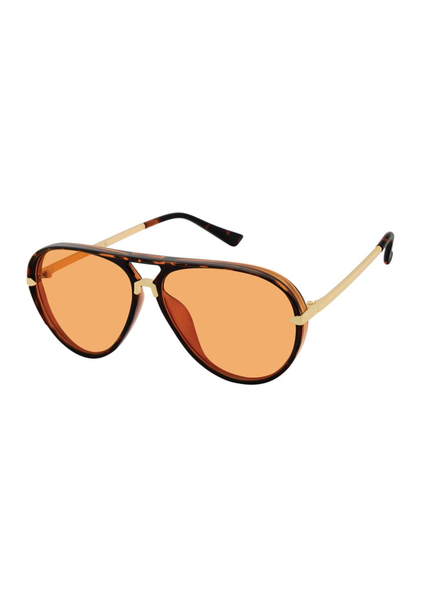 Jessica Simpson Aviator Sunglasses ✨ Gold Frame Brown Gradient Lens NWT Jessica Simpson Aviator Sunglasses – Gold Frame, Brown  main image 3