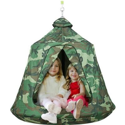 Tlsunny Hanging Ceiling Tree Tent, Green -  608539201440
