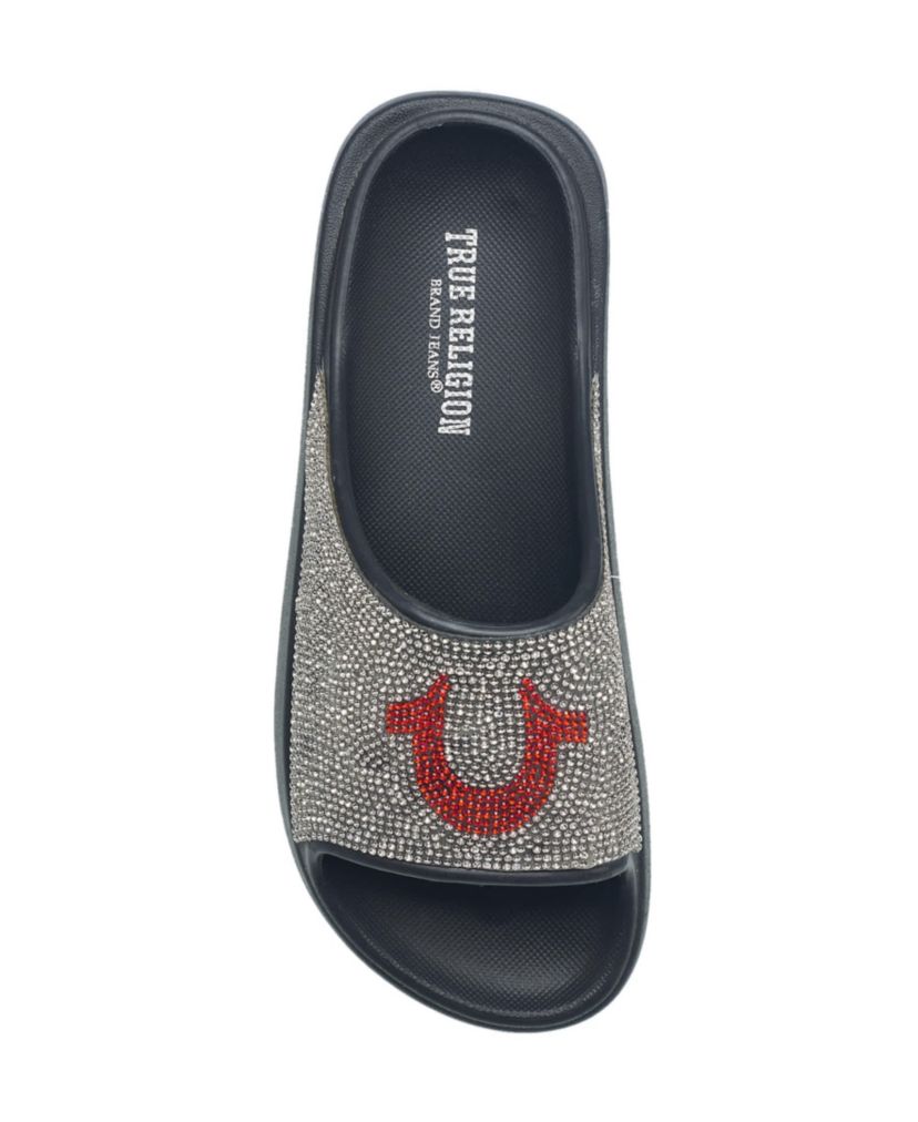 Ladies Stallion Rhinestone Logo Sandal