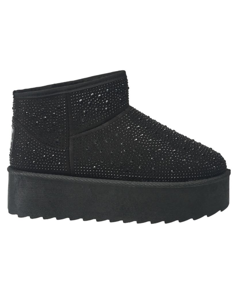 Womens Terry Rhinestone Boot