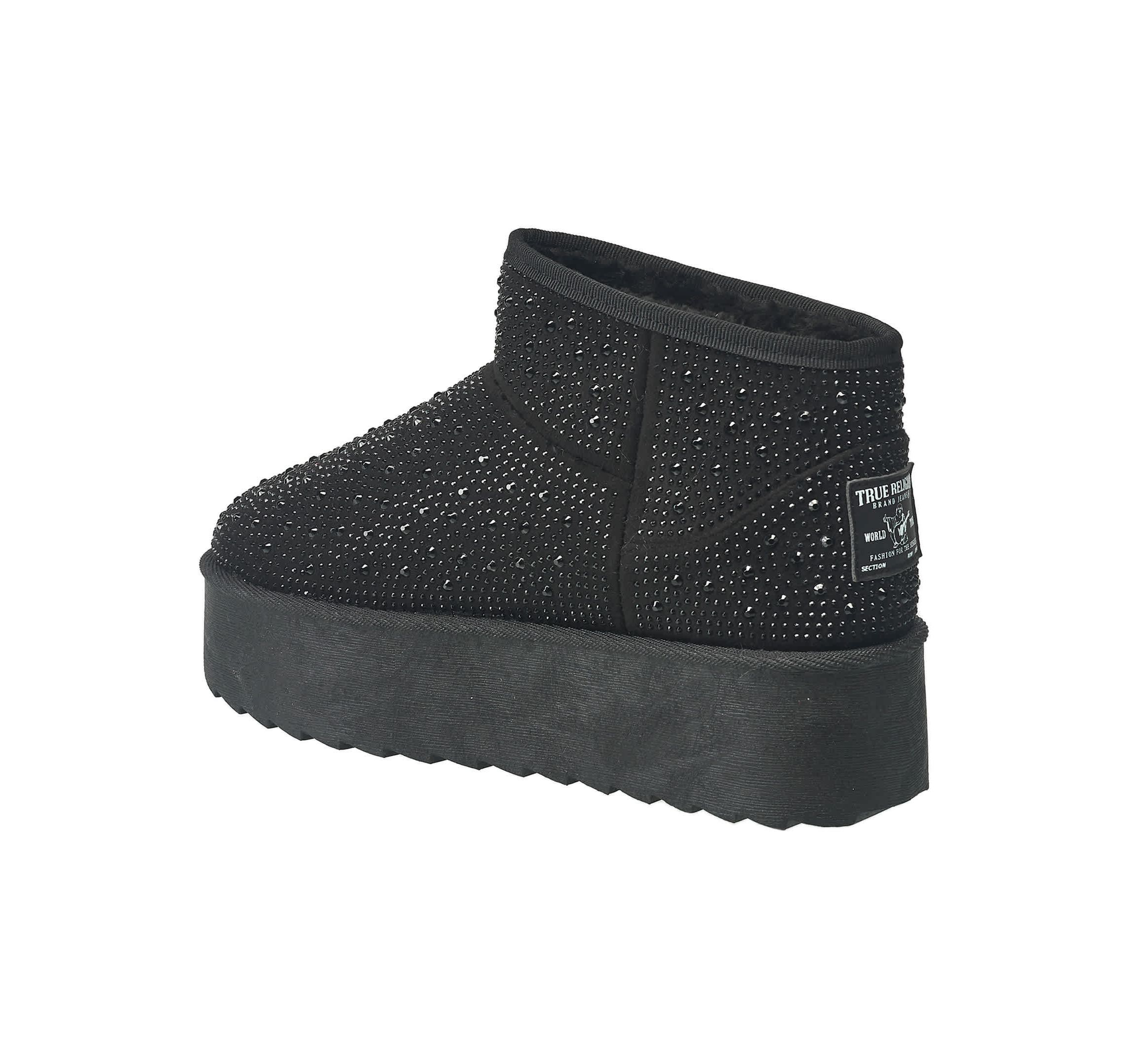 Womens Terry Rhinestone Boot