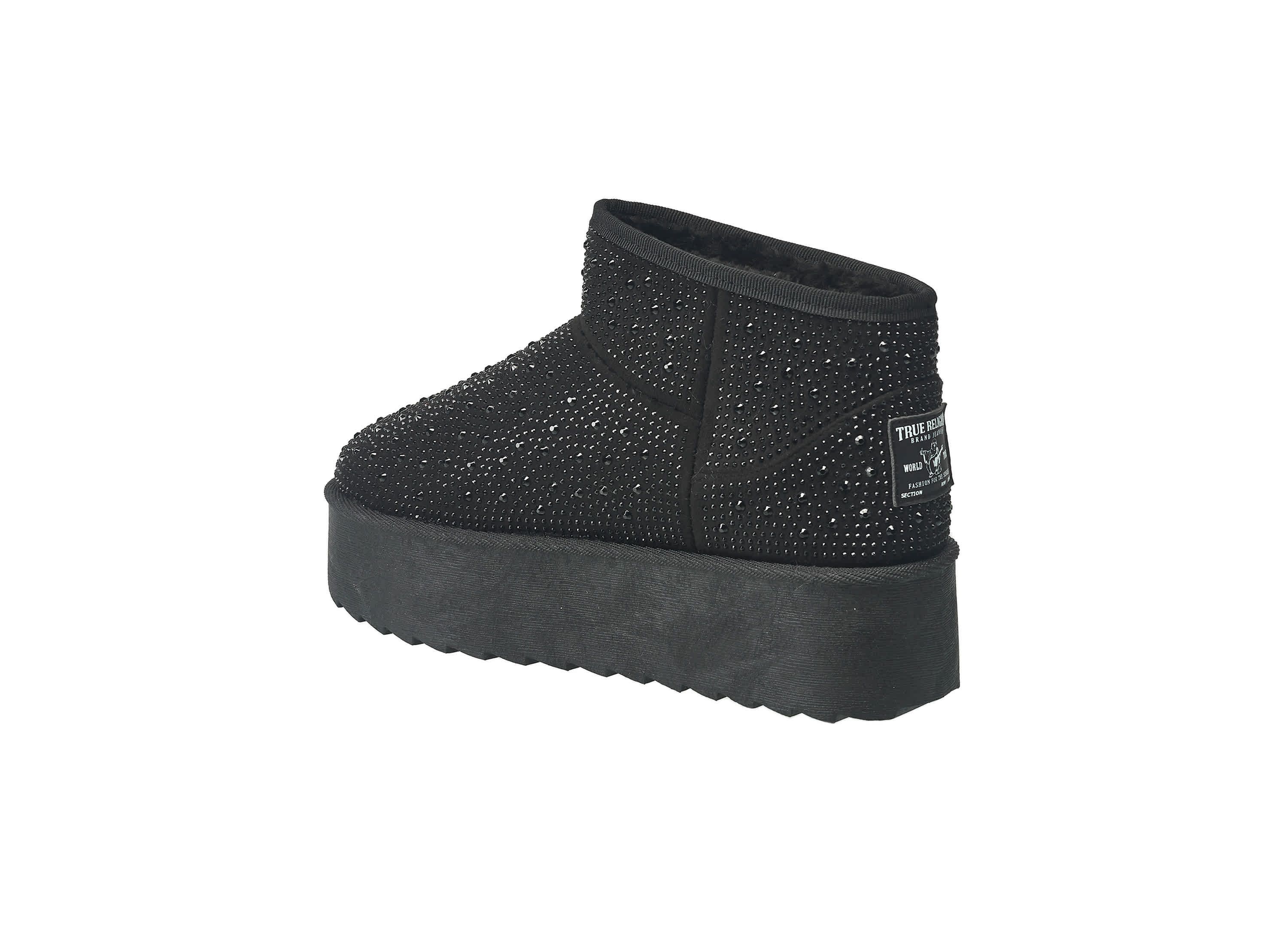 Womens Terry Rhinestone Boot