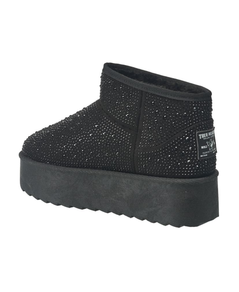 Womens Terry Rhinestone Boot
