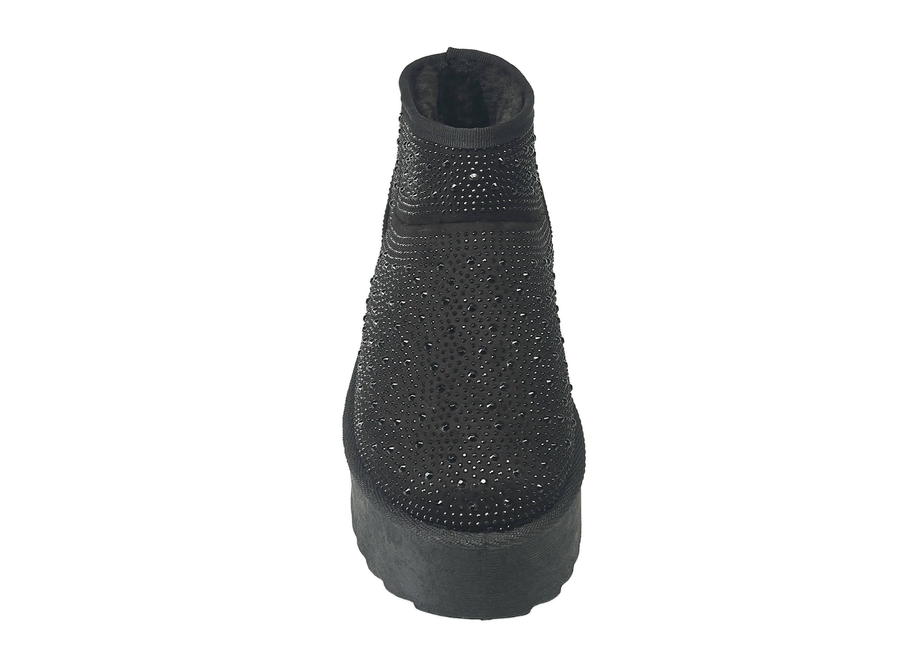 Womens Terry Rhinestone Boot