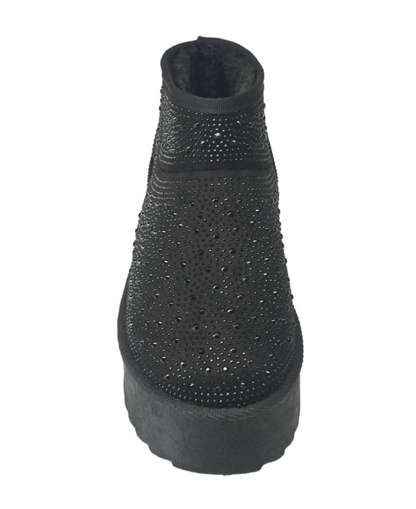 Womens Terry Rhinestone Boot