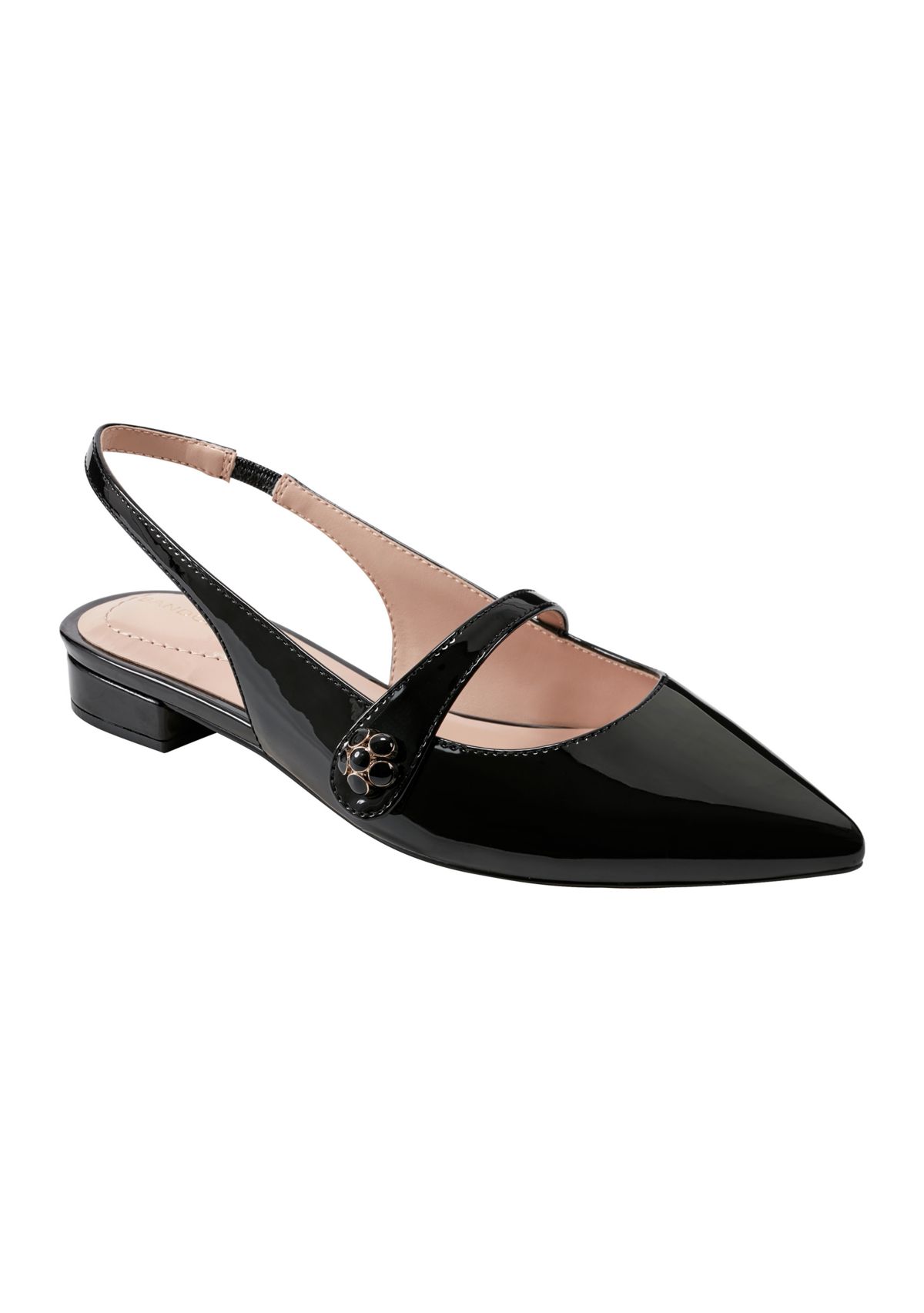 Aubriana Mary Jane Slingback Patent Flats