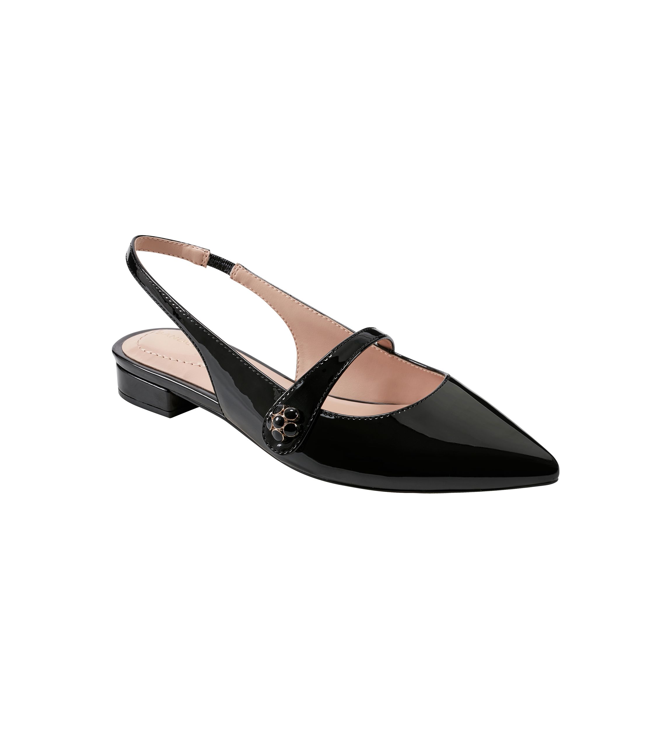 Aubriana Mary Jane Slingback Patent Flats