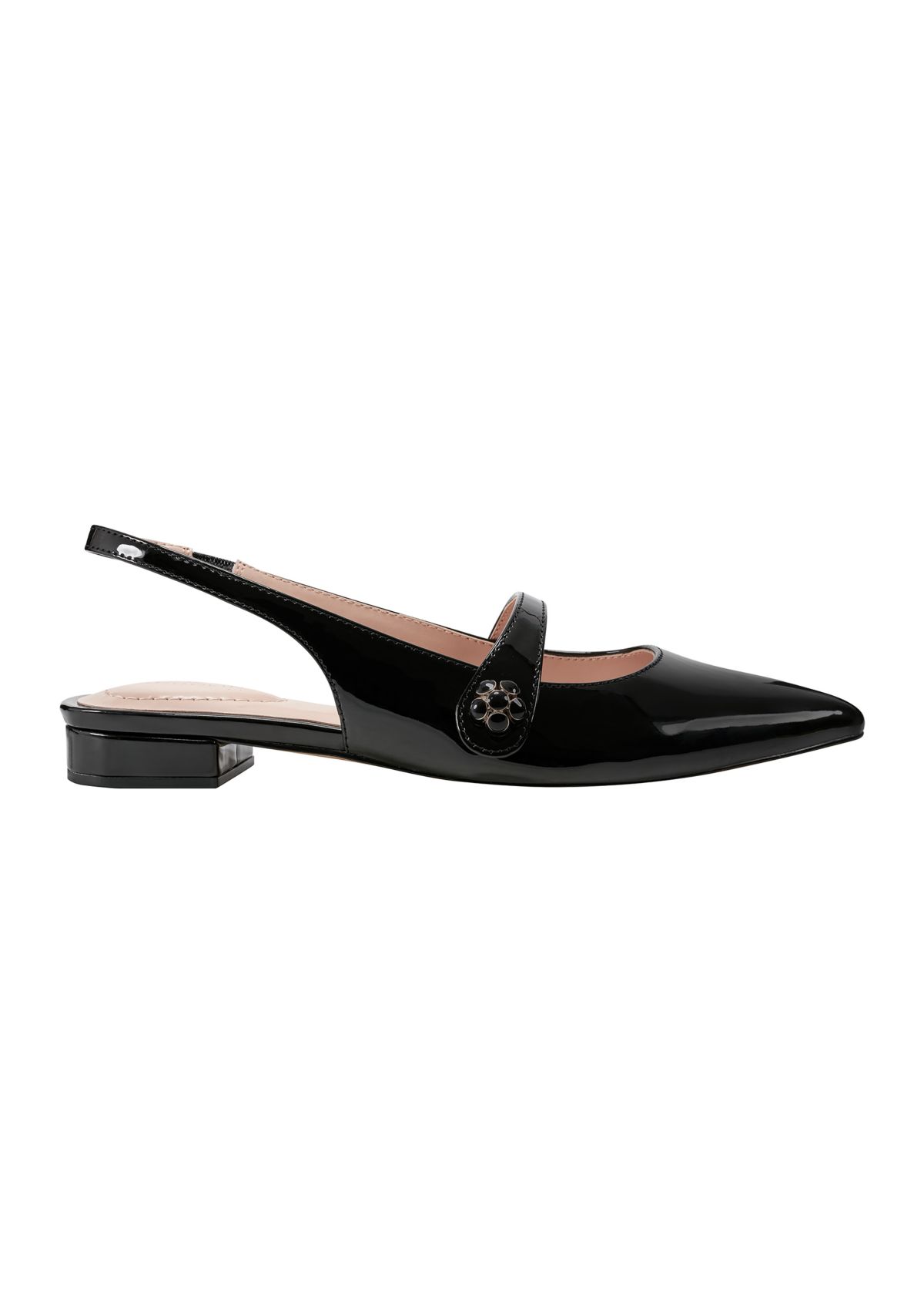 Aubriana Mary Jane Slingback Patent Flats