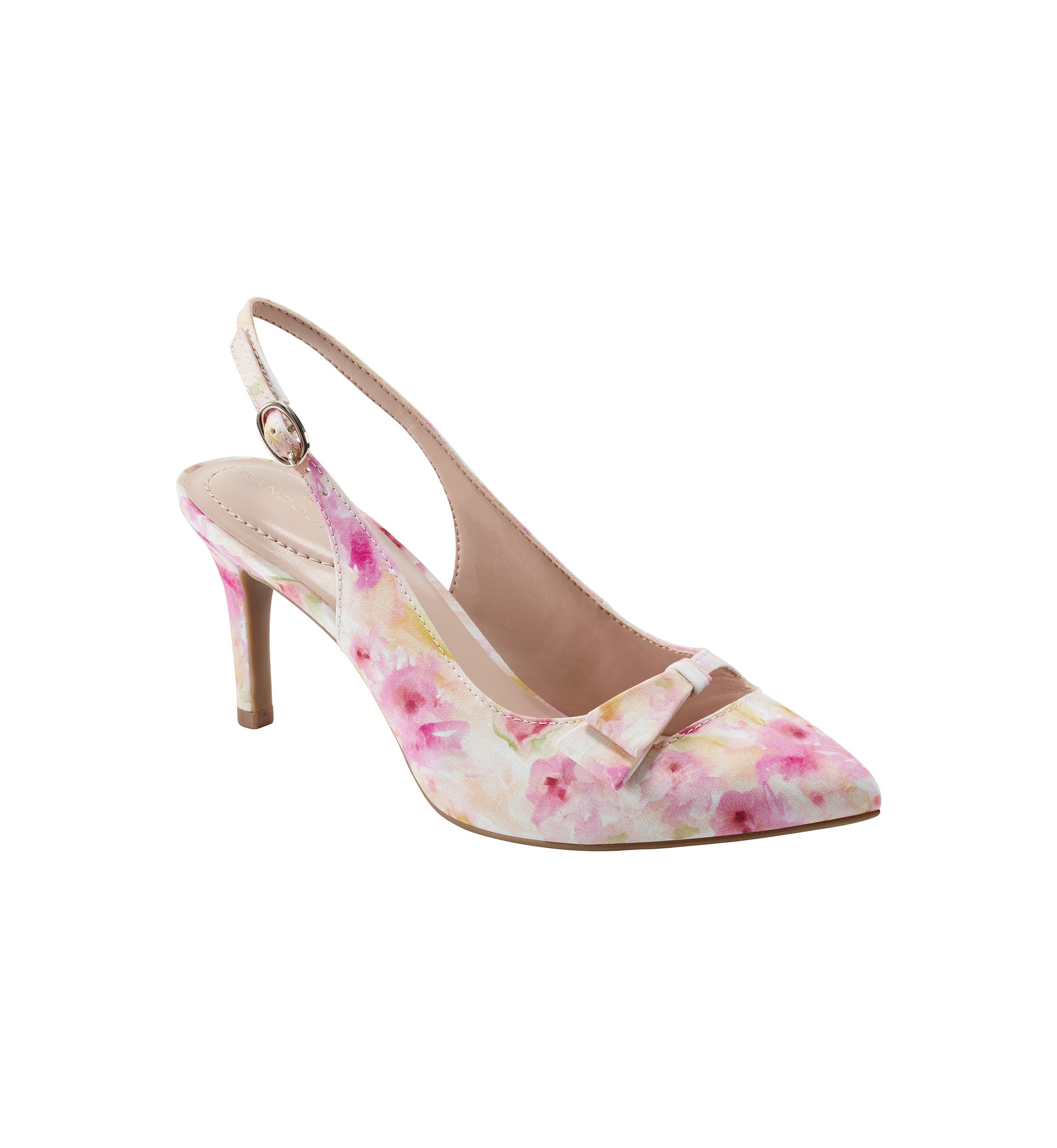 Gelli Bow Floral Print Pumps