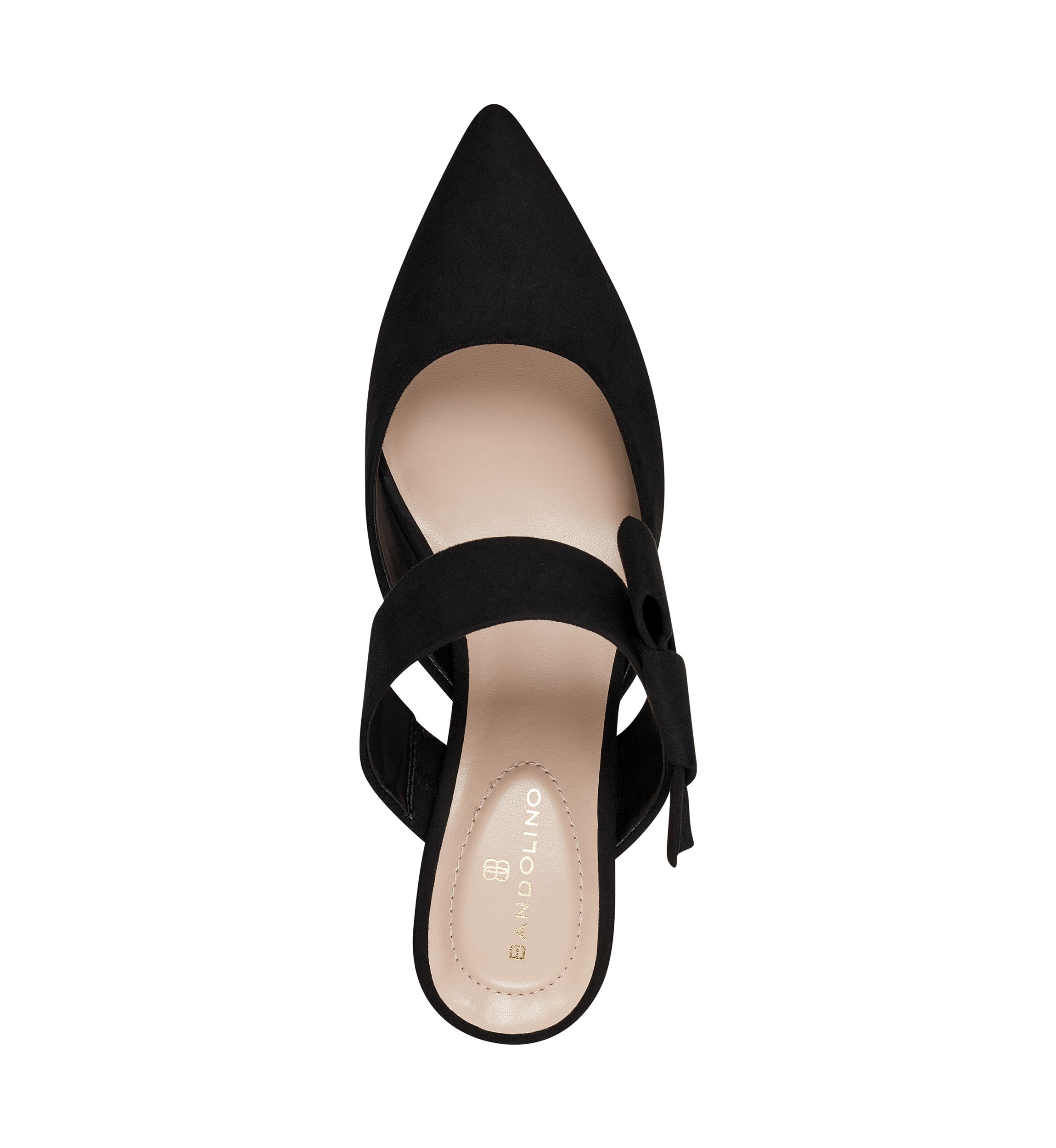 Millie Suede Bow Mule Pumps
