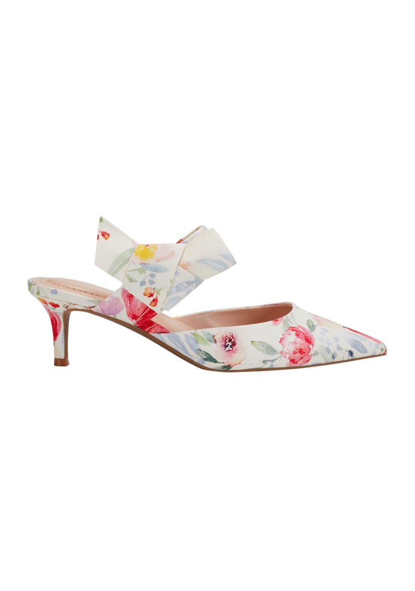 Millie Mule Floral Print Pumps