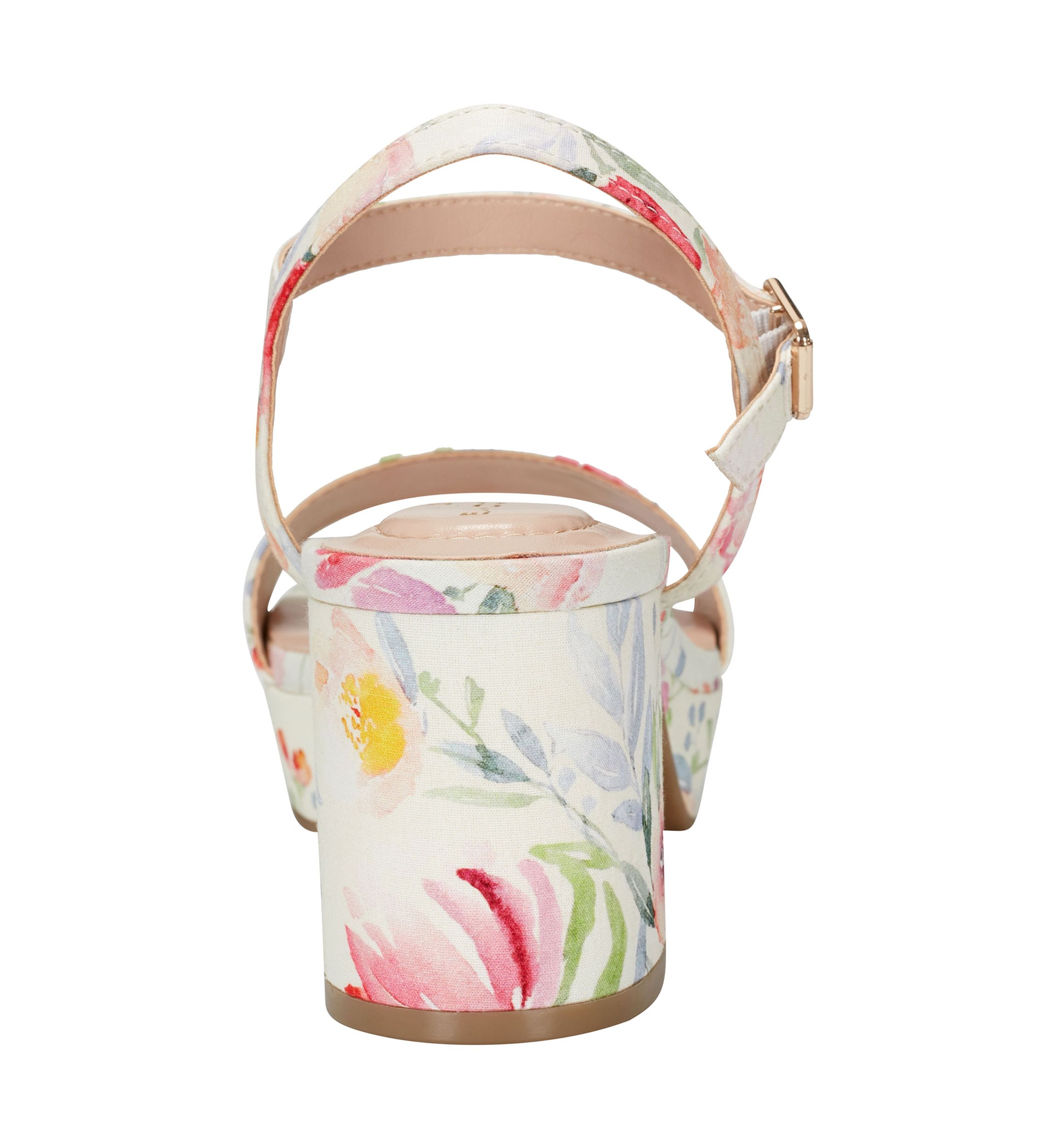 Pennie Quarter Strap Floral Sandals