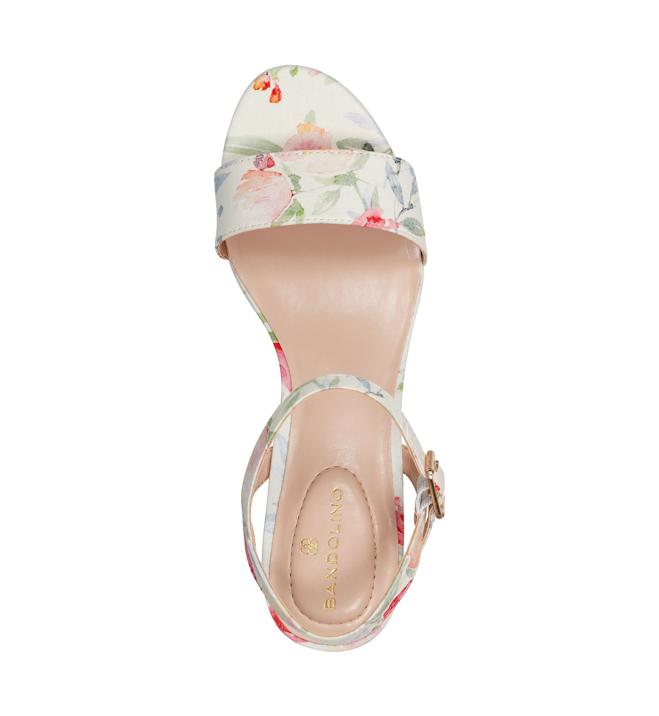 Pennie Quarter Strap Floral Sandals